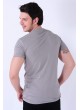 Baskılı Gri T-Shirt