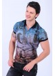 Bordo Mavi Polo Yaka T-Shirt