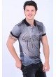 Desenli Polo Yaka T-Shirt