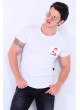 El Patron Nakışlı Cep Beyaz T-Shirt