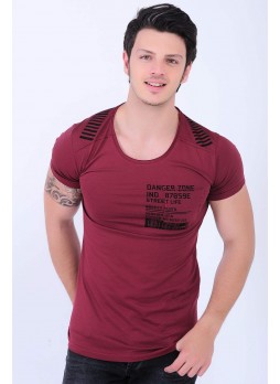 Danger Zone Cepli Bordo T-Shirt