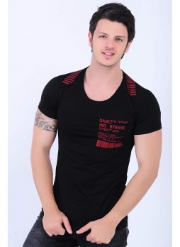 Danger Zone Cepli Siyah T-Shirt