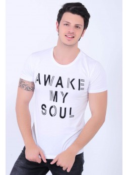 Awake My Soul Beyaz T-Shirt