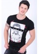 El Patron Baskılı Siyah T-Shirt