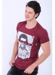 El Patron Baskılı Bordo T-Shirt