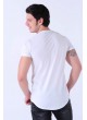 Kuru Kafa Baskılı Beyaz T-Shirt