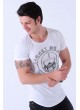 Carnet De Vol Baskılı Beyaz T-Shirt