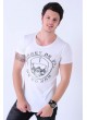 Carnet De Vol Baskılı Beyaz T-Shirt