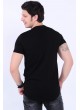 Kılıç Baskılı Siyah T-Shirt