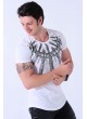 Kılıç Baskılı Beyaz T-Shirt
