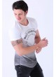 Degrade Baskılı Beyaz T-shirt