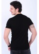 Apoletli 12 Armalı Siyah T-shirt