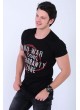 War Zone Baskılı Siyah T-shirt