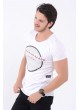 Baskılı Beyaz T-Shirt