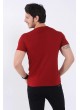 Yıldız Kamuflaj Baskılı Kırmızı T-Shirt