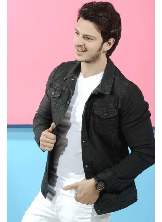 Füme Kot Ceket Çift Cep