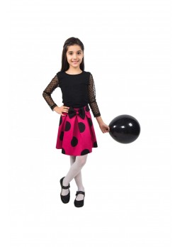 Modakids Kız Çocuk Kolları Tüllü Etekli Takım 037-874190-022