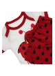 Modakids Bebek Uğur Böcekli Kısa Kol Zıbın Takım 037-886431-002