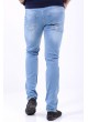 Taşlama Açık Mavi Denim