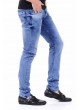 Yıkamalı Buz Mavisi Denim