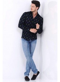 Taşlama Buz Mavisi Denim