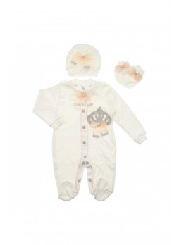 Kız Bebek 3 lü Tulum Set 035-211701-028