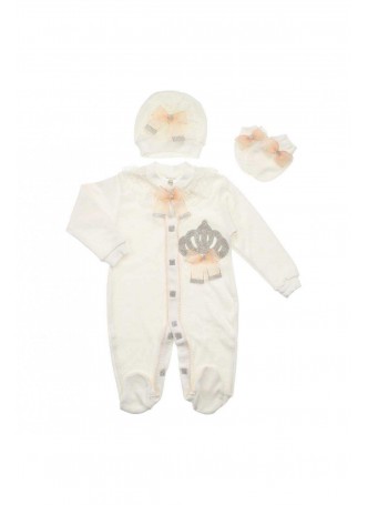 Kız Bebek 3 lü Tulum Set 035-211701-028