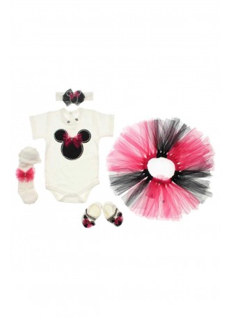 Kız Bebek Fareli Tütü Takım 035-217325-022