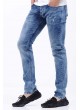 Yıkamalı Taşlı Açık Mavi Denim