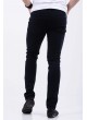 Çizgili Koyu Lacivert Denim
