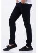 Çizgili Koyu Lacivert Denim