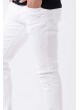 Taşlamalı Beyaz Denim