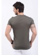 Kamuflaj Baskı Haki T-Shirt