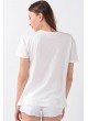 Dog Baskılı Beyaz T-Shirt