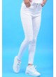 Taşlamalı Beyaz Denim