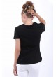 I Hate Baskılı Siyah T-Shirt