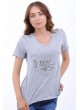 Brooklyn 67 Kabartma Gri T-Shirt