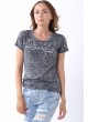 So What Baskı İncili Füme T-Shirt