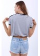 Nineties Baskılı Gri T-Shirt