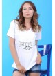 Brooklyn 67 Kabartma Beyaz T-Shirt