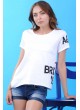Brklyn 1996 Baskılı Beyaz Salaş T-Shirt