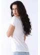 Kare Yaka Beyaz T-Shirt