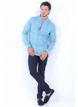 Koyu Lacivert Düz Denim