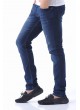 Taşlamlı Lacivert Denim