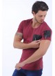 Fermuar Cepli Bordo T-Shirt