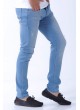Taşlamalı Açık Mavi Denim