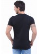 Fermuar Cepli Siyah T-Shirt