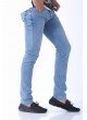 Yıkamalı Açık Mavi Denim