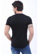 Kırmızı Kamuflaj Baskı Siyah T-Shirt