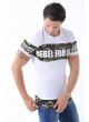 Rebel For Life Baskı Beyaz T-Shirt